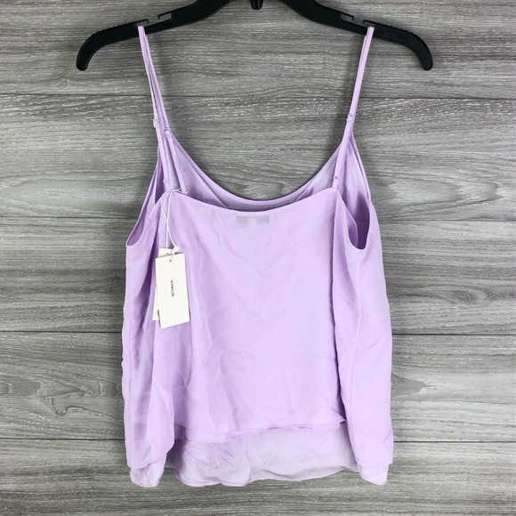 Vince Double Layer Camisole Top Size Medium $225 - Picture 6 of 9
